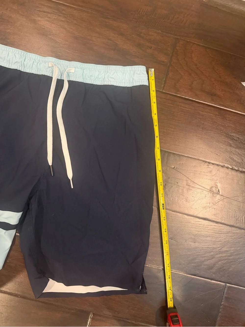 BYLT Basics Coastal Boardshorts Men’s Large Navy Blue Colorblock Swim Shorts